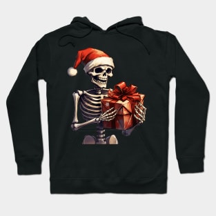 skeleton Santa Claus Hoodie